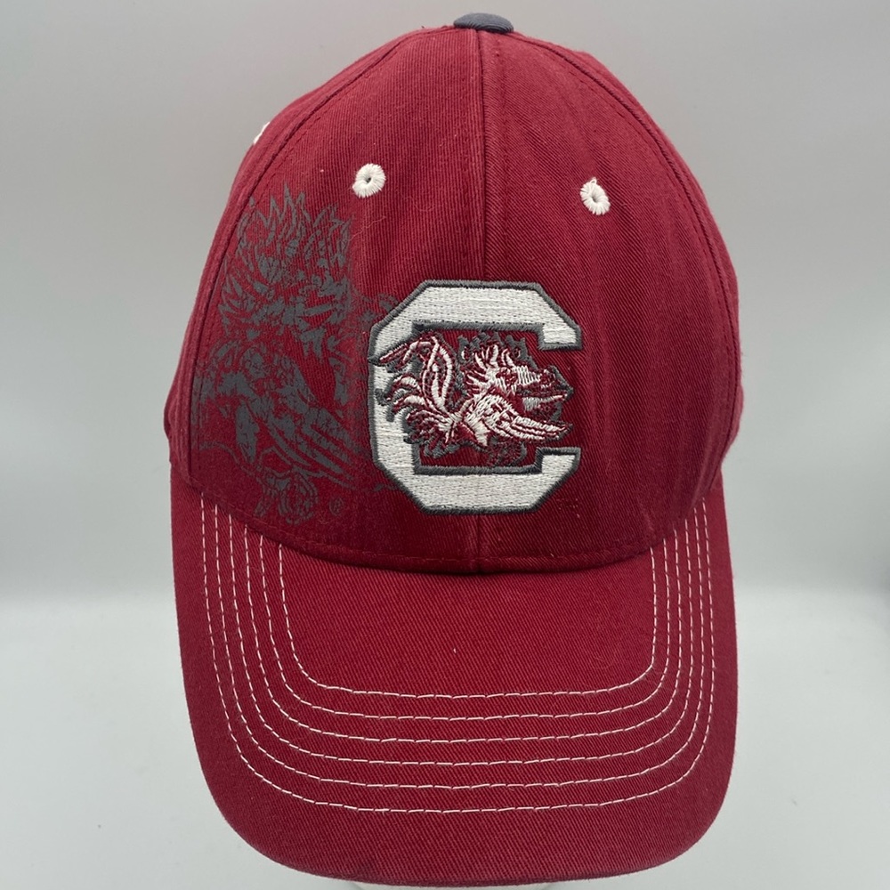 UNIVERSITY OF SOUTH CAROLINA GAMECOCK COLLEGIATE HEADWEAR Adjust. Adult Cap Hat